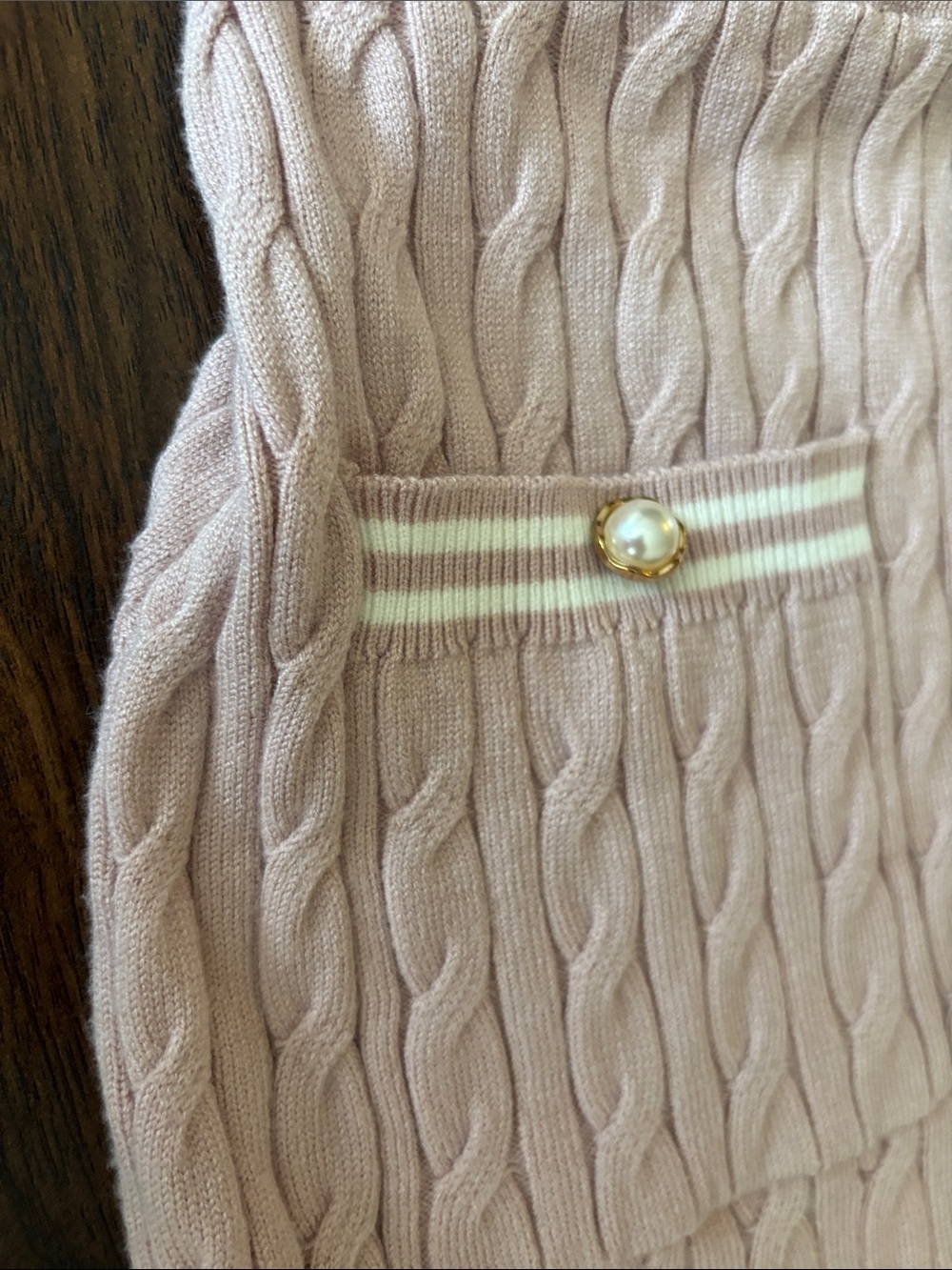 Sincerely Jules Cable Knit Tank & Skirt Set - Light Pink - Picture 6 of 8